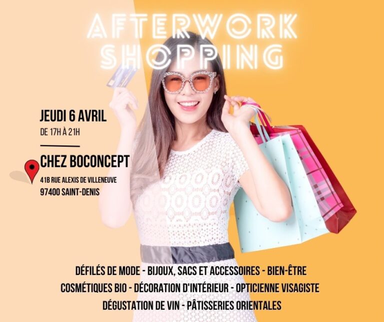 Lire la suite à propos de l’article Afterwork Shopping 6 Avril