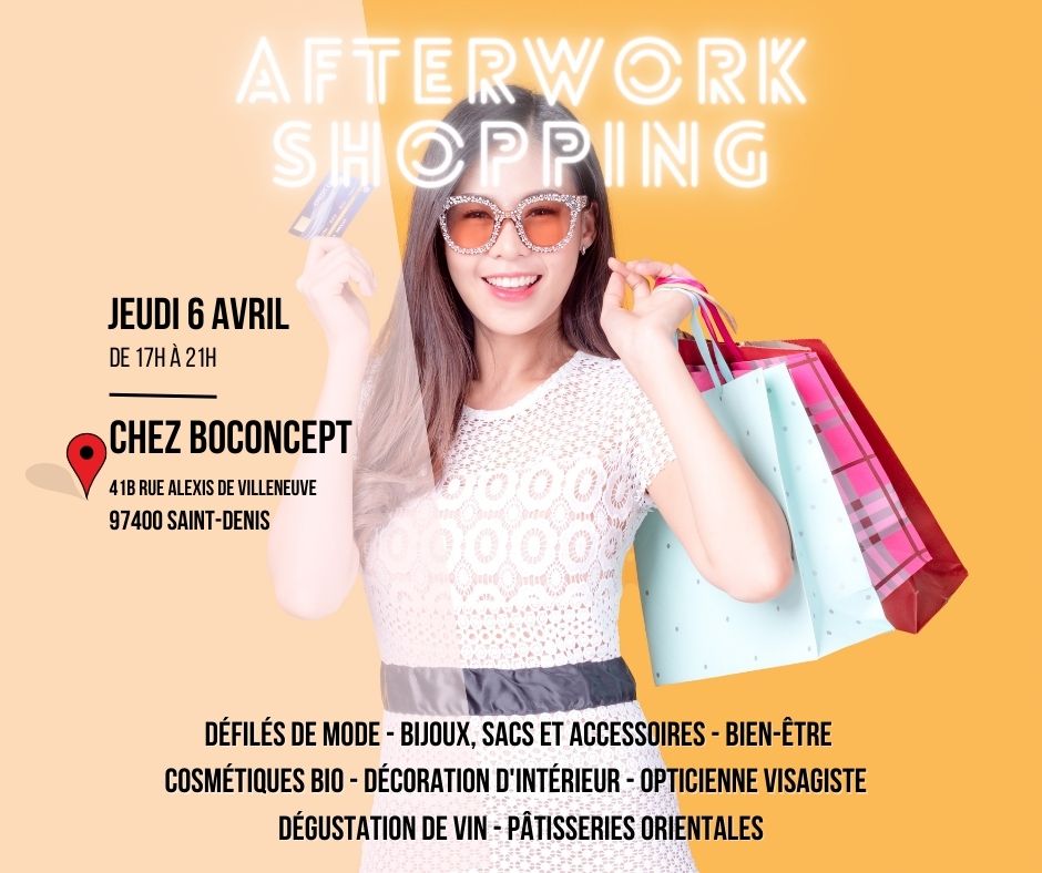 Lire la suite à propos de l’article Afterwork Shopping 6 Avril