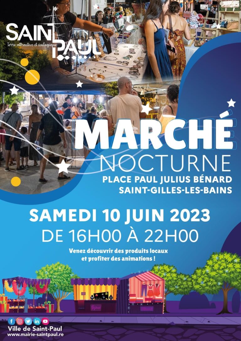 Lire la suite à propos de l’article Marché nocturne Samedi 10 Juin