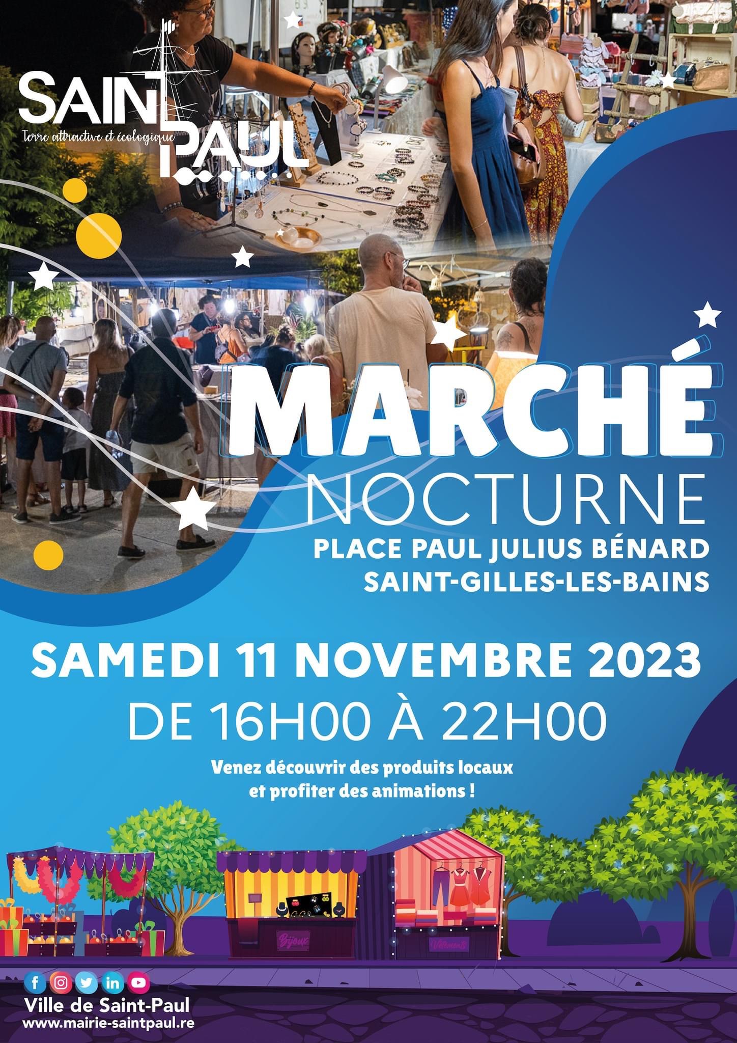 You are currently viewing Marché nocturne Samedi 11 Novembre