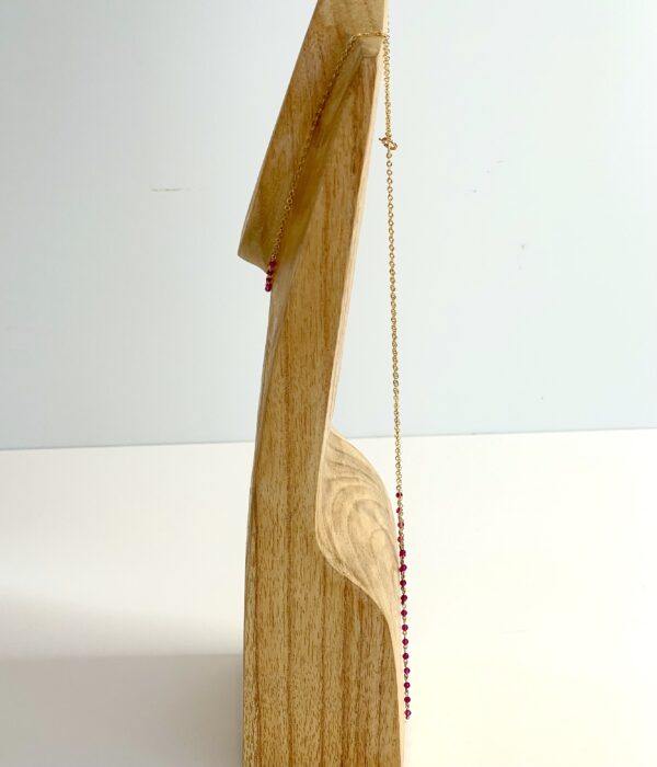 Collier de dos Lina Rubellite
