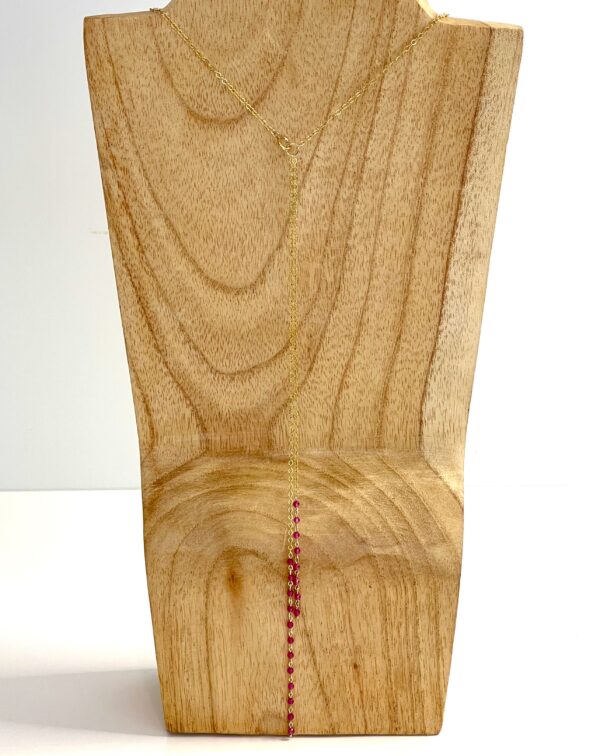 Collier de dos Lina Rubellite – Image 6