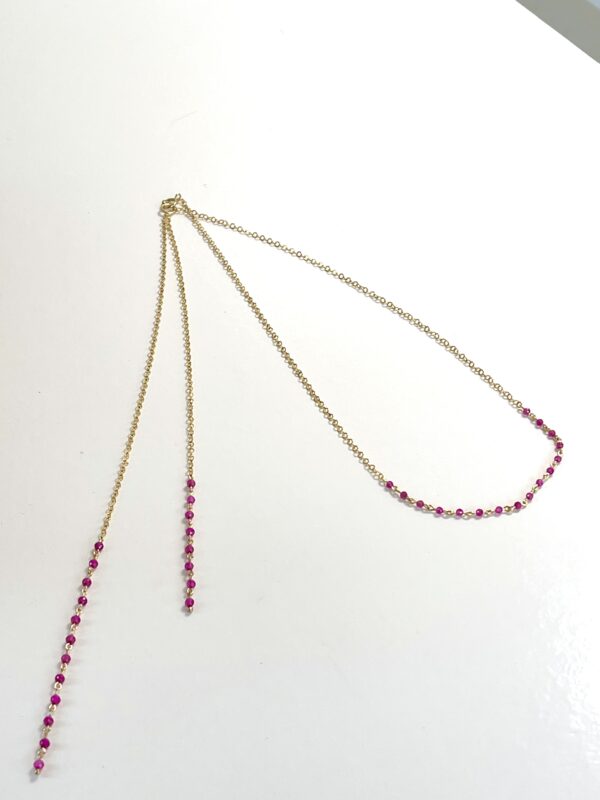 Collier de dos Lina Rubellite – Image 3
