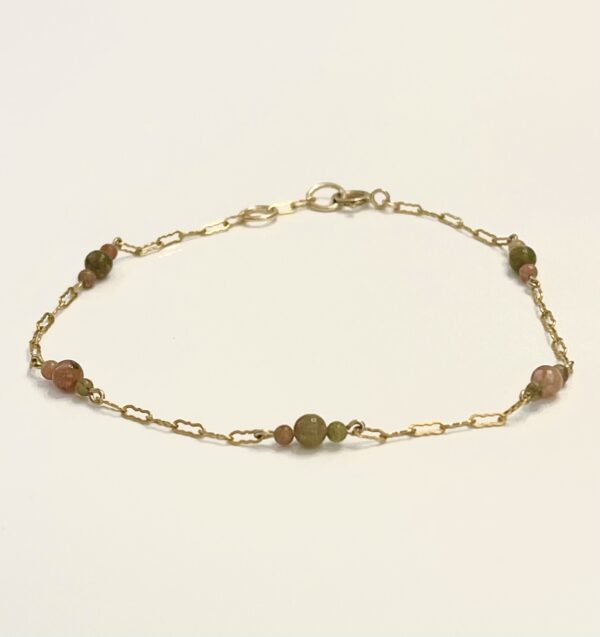 Bracelet Nuage Unakite
