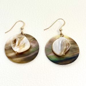 Boucles d'oreilles en Nacre