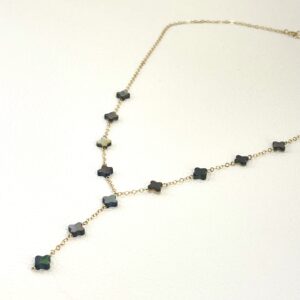 Collier Cross Black