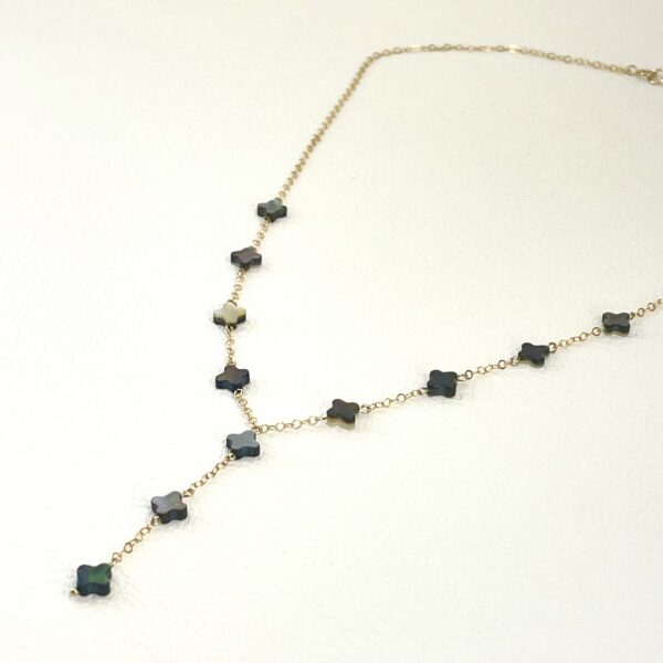 Collier Cross Black
