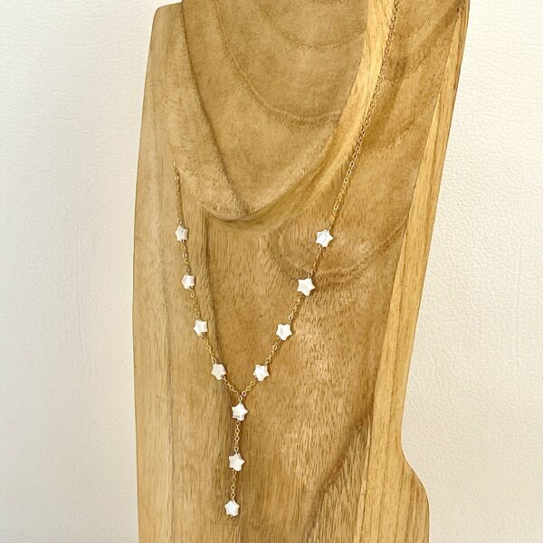 Collier Stella White