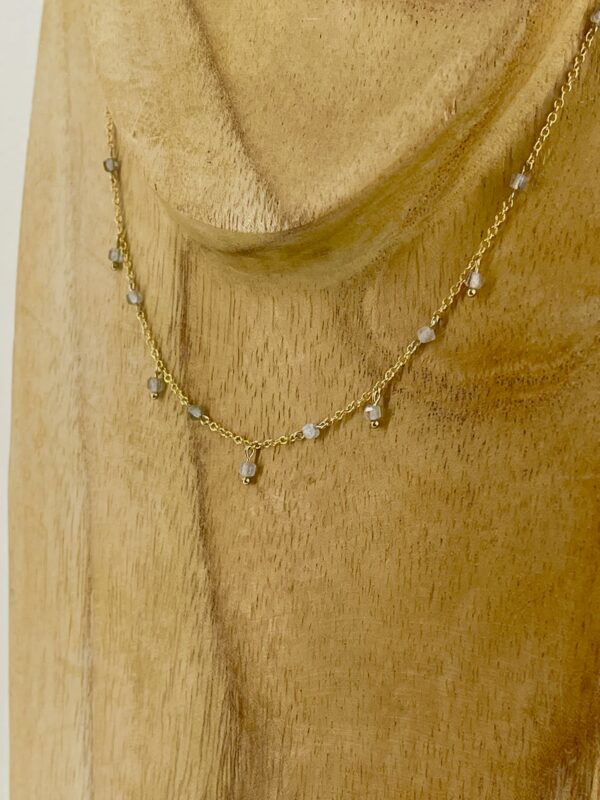 Collier Cubi Labradorite – Image 2