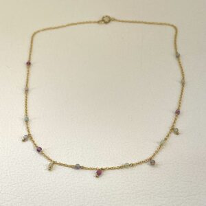 Collier Cubi Fluorite