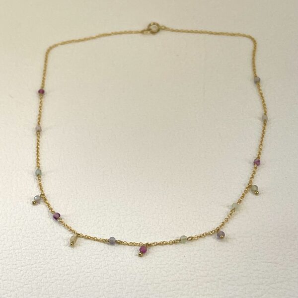 Collier Cubi Fluorite – Image 2