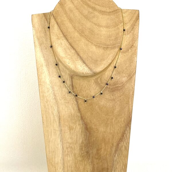 Collier Cubi Tourmaline noir – Image 5