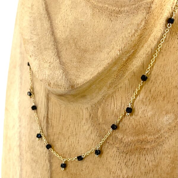 Collier Cubi Tourmaline noir – Image 6
