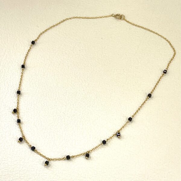 Collier Cubi Tourmaline noir – Image 3