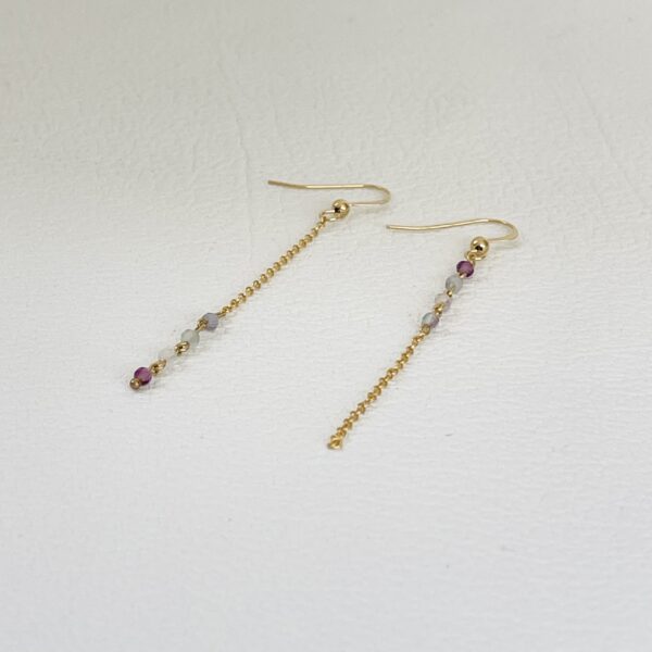 Boucles d'oreilles Cubi Fluorite – Image 8