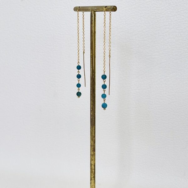 Boucles d'oreilles Longue Apatite – Image 8