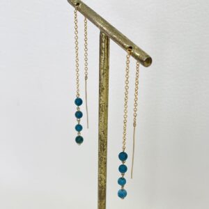 Boucles d’oreilles Longue Apatite