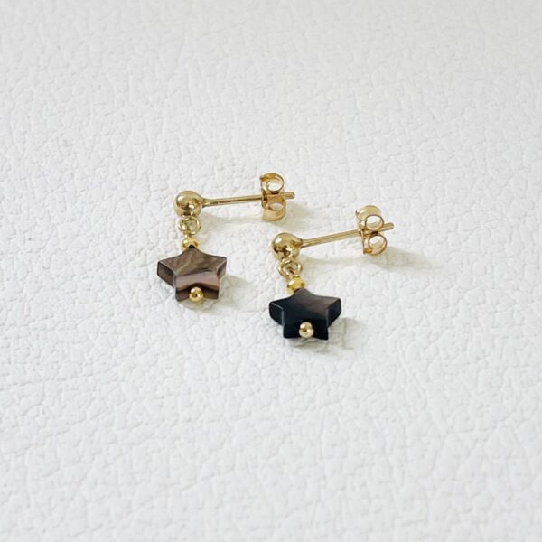 Boucles d'oreilles Stella Black – Image 8