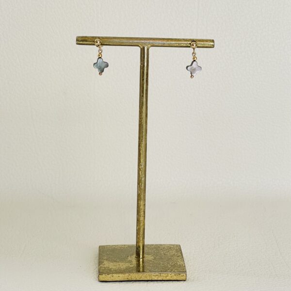 Boucles d'oreilles Cross Black – Image 4