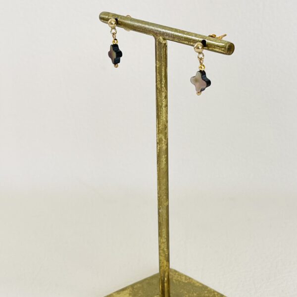 Boucles d'oreilles Cross Black – Image 9
