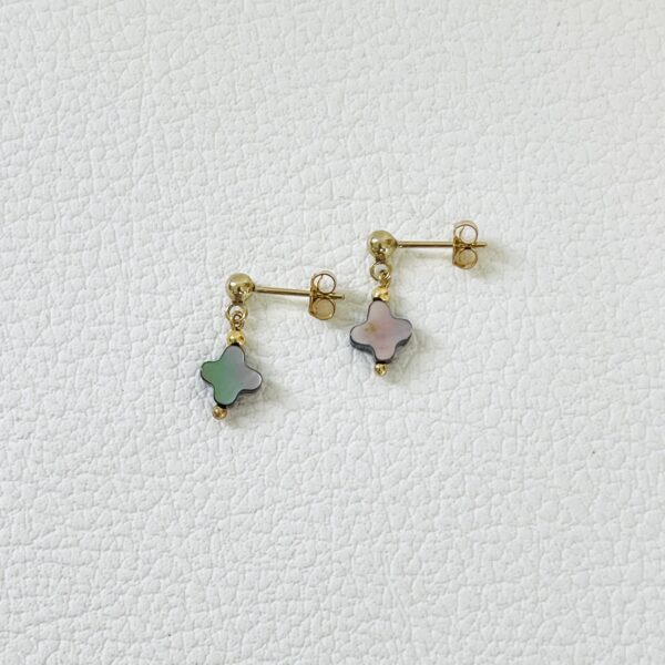 Boucles d'oreilles Cross Black – Image 5