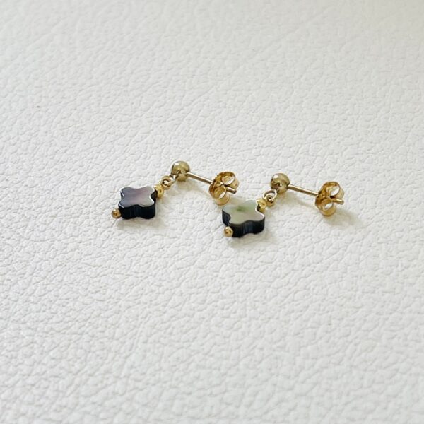 Boucles d'oreilles Cross Black – Image 8