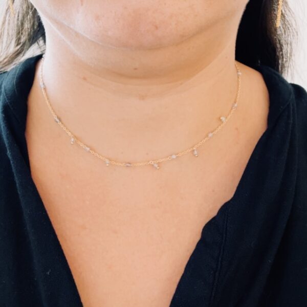 Collier Cubi Labradorite – Image 10