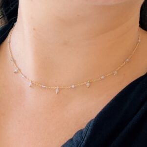 Collier Cubi Labradorite