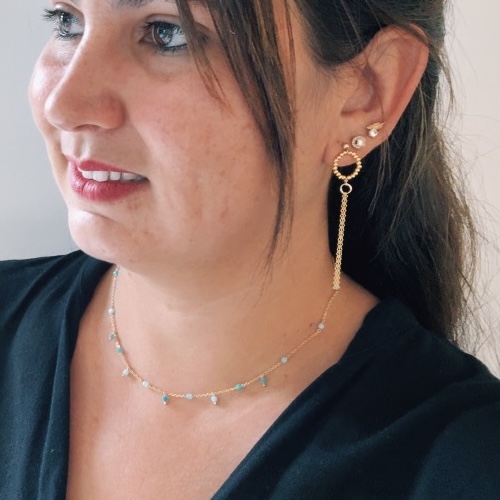 Collier Cubi Amazonite