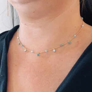 Collier Cubi Amazonite