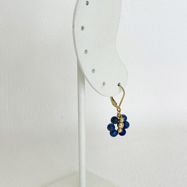 Mono boucle Flower Lapis-Lazuli – Image 7