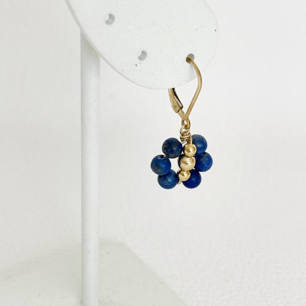Mono boucle Flower Lapis-Lazuli – Image 3