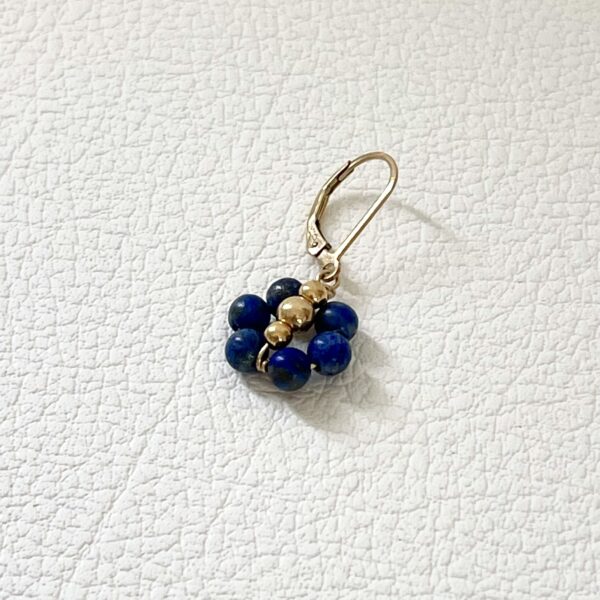 Mono boucle Flower Lapis-Lazuli – Image 2