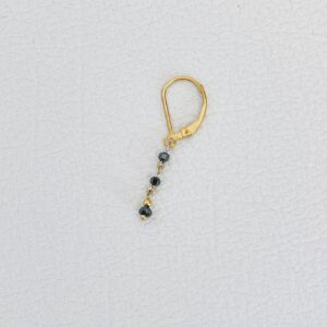 Mono boucle Hématite