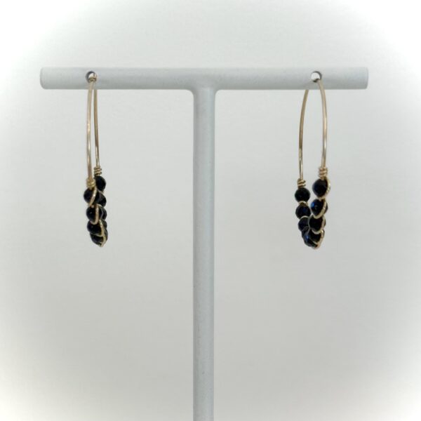 Créoles L Onyx Noir – Image 7