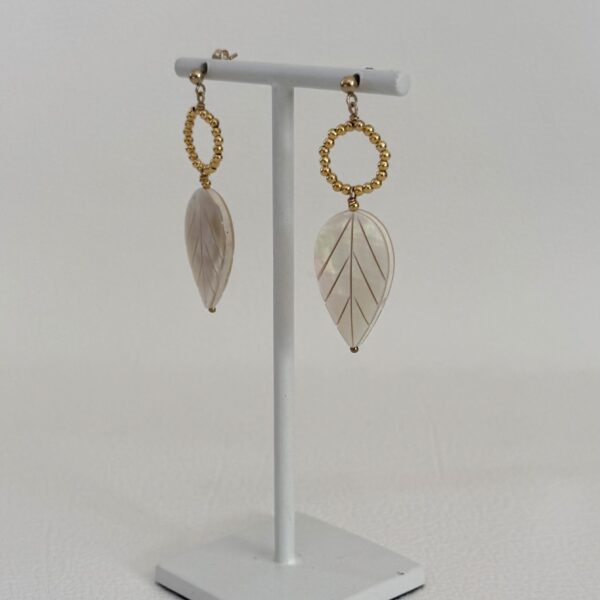 Boucles d'oreilles en Gold Filled Or 14K et Nacre