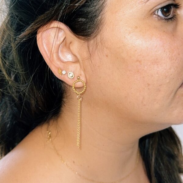 Boucles d'oreilles Oréa en Gold Filled Or jaune 14K