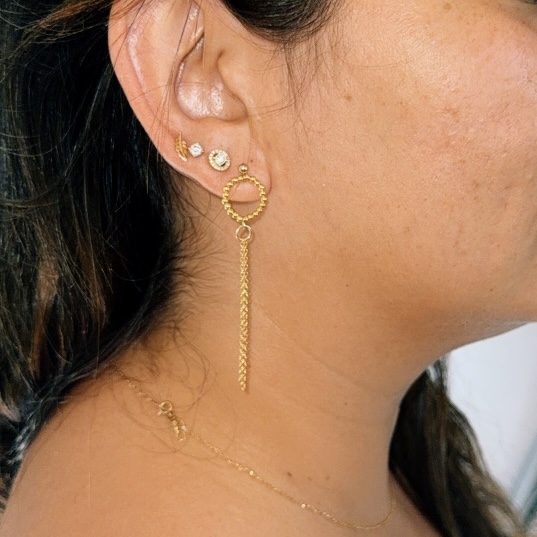 Boucles d'oreilles Oréa en Gold Filled Or jaune 14K